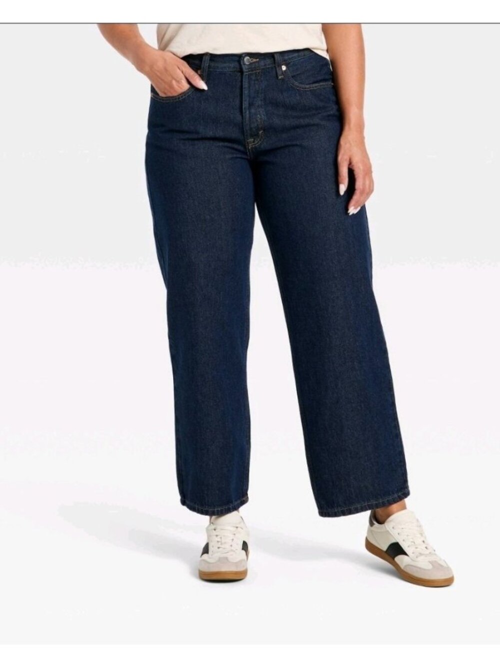 Universal Thread Women's Mid-Rise 90's Baggy Denim Jean Relaxed Fit Sz 14 (WL574